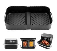 Accessoire Air Fryer,Plaque de Fond pour Friteuse Air,10.4 L,Air Fryer Accessoires,Doublure De Friteuse à Air En Silicone,Pour Ninja AF500 Friteuse à Air Moule Silicone