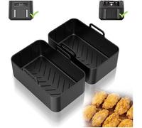 Accessoire Air Fryer Pour Ninja Foodi AF400EU AF300EU 9.5L 2 Paquet Moule Air Fryer Airfryer Pot pour Friteuse FRITEUSE ELECTRIQUE