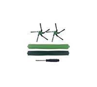 Accessoire aspirateur nouveau remplacementr une paire de brosse à rouleau + latérale 2pc pour irobot roombas9 s9 -vert