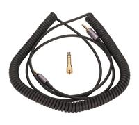 Accessoire audio : câble audio rétractable de 3,5 mm avec rallonge auxiliaire extensible, cordon auxiliaire spiralé pour une écoute ininterrompue
