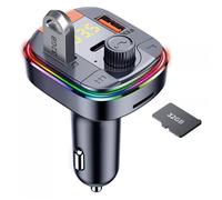 Accessoire audio - vidéo,Transmetteur FM Bluetooth T832, adaptateur de Radio sans fil pour voiture, Kit carte TF lecteur MP3 QC3.0