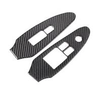 Accessoire auto Autocollant De Cadre De Commutateur De Lève-vitre Électrique En Fibre De Carbone Pour Nissan 370Z Pour Fairlady Z34 2008-2020(Style A)