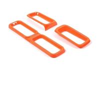Accessoire auto Autocollant Décoratif En Plastique ABS Pour Cadre De Ventilation De Voiture, Pour Ford Maverick 2022-2024(Orange)