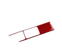 Accessoire Auto Intérieur Autocollant Fiber Carbone Véritable Souple Garniture Cadre Commutateur Phare Voiture Pour Kia Pour Sportage NQ5 2022-2025 Moulage Intérieure(For LHD Red Carbon)