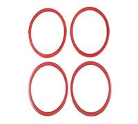 Accessoire Auto Kit Intérieur En Rouge Console Tableau Bord Panneau Changement Vitesse Autocollants Garniture Couverture Décoration Pour Siège Pour Leon 08 - 12(Bb)