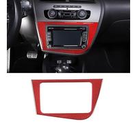 Accessoire Auto Kit Intérieur En Rouge Console Tableau Bord Panneau Changement Vitesse Autocollants Garniture Couverture Décoration Pour Siège Pour Leon 08 - 12(U)