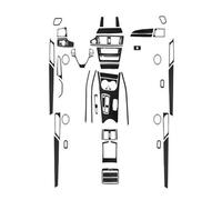 Accessoire Auto Pour BMW Pour X3 F25 Pour X4 F26 2011-2017 Accessoires Style Voiture Boutons Intérieurs Cadre Revêtement D'habillage Autocollants En Fiber Carbone(Type B)