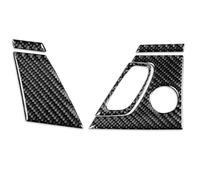 Accessoire auto Pour BMW X5 E70 Pour X6 E71 Véritable Fibre De Carbone Moteur Démarrage Arrêt Bouton Cadre Couverture Garniture Garniture Automatique Autocollants(LHD)
