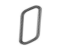 Accessoire Auto Pour Hyundai Pour Kona 2024 2025 LHD Interrupteur Fenêtre Couvercle Bouton Levage Garniture Cadre Panneau Changement Vitesse De Sortie Ca(Carbon Fiber B)