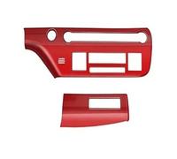Accessoire Auto Pour Hyundai Pour Kona 2024 2025 LHD Interrupteur Fenêtre Couvercle Bouton Levage Garniture Cadre Panneau Changement Vitesse De Sortie Ca(ABS Red H)