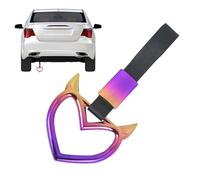 Accessoire Auto Sangle De Poignée En Forme De Cœur Pour Voiture, Charme de Drift pour Voiture, Boucle d'Avertissement Décoratif Auto pour Personnes Âgées Adapté à l'Extérieur et Intérieur des Camions