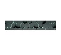 Accessoire automatique Peinture Décorative Géométrique En Nid D'abeille Gris Vert, Excellente Performance
