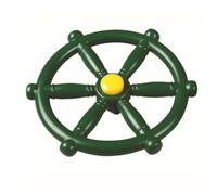 Accessoire Balançoire Extérieure | Roue de Bateau Pirate 12 Pouces Jeu pour Manche Rotatif Plastique Résistant Accessoire Aire de Jeux Maison Cabane Arbre Jardin | pour Jeux Extérieurs Amuseme