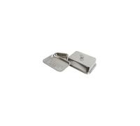 Le Marquier - Kit cuisson vapeur - Plat + support ajouré + cloche rectangulaire - Argent