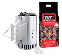 Kit cheminée d'allumage Rapidfire Weber - 2 kg de briquettes inclus