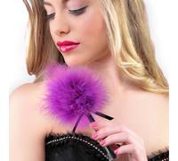 Accessoire bdsm plumeau bdsm rose et violet