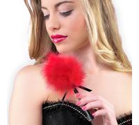 Accessoire bdsm plumeau bdsm rouge clare