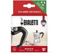 Bialetti Poignée avec bouchon compatible Moka Express 3/4 tasses Noir