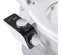 Accessoire bidet, siège de toilette autonettoyant à double buse, pulvérisateur à pression d'eau réglable avec tuyau, non électrique(Bidet with EU)
