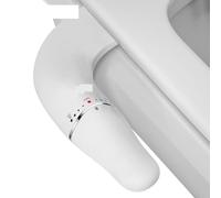 Accessoire bidet ultra fin for siège de toilette - Double buse, pression d'eau réglable, pulvérisateur non électrique(3-8 FR ES NL Europe)