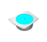 COUGAR Gaming | Accessoire BOÎTIER Gaming | FV270PLATFORMWHITE - Plateforme Rotative ARGB - Compatibilité COUGAR FV270 Series - Installation Pogo Pin - Charge 1 kg