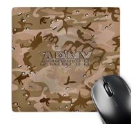 Accessoire Bureau Camouflage De La Guerre du Golfe dans Le Désert avec Police De Drapeau De L'Armée Durable Tapis De Souris Moderne Tapis De Souris Gaming pour Gaming Clavier Travail 25X30Cm