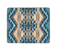 Accessoire Bureau Croix Rustique du Sud-Ouest Amérindien De L'Ouest Durables Mouse Pad Étanche Mousepad pour Gaming Travail Ordinateur 25X30Cm