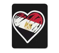 Accessoire Bureau Égypte Drapeau Égyptien Coeur Moderne Tapis De Souris Gaming Résistant À Usure Mousepad pour Gaming Pc Clavier 25X30Cm