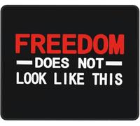 Accessoire Bureau La Liberté Ne Ressemble Pas À Ça Durables Gamer Mouse Pad Étanche Mousepad pour Ordinateur Maison Bureau 25X30Cm