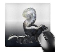 Accessoire Bureau Maman Skunk Étanche Mousepad Résistant À Usure Mouse Pad pour Clavier Maison Pc 25X30Cm