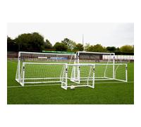 Accessoire but de football Precision Match 3m x 2m Net Blanc TU Unisex