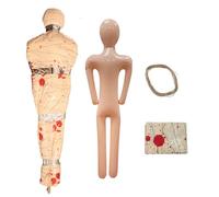 Accessoire Cadavre,Silhouette Gonflable | Sanguinolente Réaliste Grandeur Nature pour Porche Maison Hantée Clôture Pelouse Fête Jardin