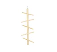 Accessoire cage pour oiseaux étagère à échelons Nobby Pet Beige 25x14 cm