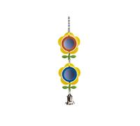 Nobby Flower Mirror Cage Jouet avec Cloche pour Oiseau 28 cm