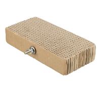 Accessoire cage pour rongeurs plateforme en carton Trixie Beige 20x4x10 cm