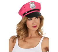 Accessoire - Casquette policière rose femme