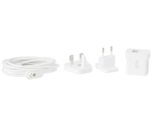 Accessoire certifié Arlo Câble de Recharge Magnétique - Blanc - Compatible avec les caméras Arlo Pro 3/Ultra - Intérieur - Câble de 2.4m - VMA5000C