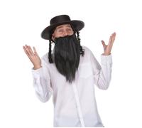 DEGUISE TOI - Chapeau rabbi adulte - Chapeau - Taille Unique - Noir - Accessoires pour déguisement - Carnaval