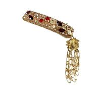 Accessoire Cheveux Ethnique Strass Cristal Pompons Cristal Pince à Cheveux pour Mariages Fêtes et Usage quotidien