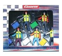 Accessoire Circuit Miniature - Carrera - Commissaires de Piste - 5 Pièces - Multicolore Multicolore G