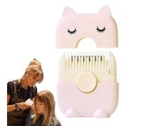 Accessoire Coiffure Peignes Rasoir Pour Coupe De Cheveux | Peigne Amincissant Fin | Outil 2-en-1 pour Tailler les Franges et Couper les Pointes Fourchues, Usage Maison et Voyage pour Types de Cheveux
