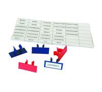 Accessoire collecteur - SOMATHERM - 100 clips - Identification des réseaux - En pack - Intérieur