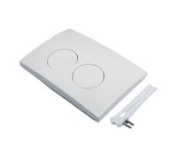 Accessoire, compatible avec le réservoir d'eau dissimulé GEBERIT DELTA21, panneau de chasse d'eau for toilettes(B)