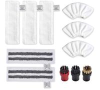 Accessoire compatible Nettoyeur Vapeur Karcher Easyfix SC2 SC3 SC4 SC5 Bonnettes Microfibre Lingettes Serpillière Chiffons Brosses