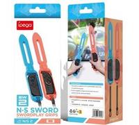 Accessoire compatible Switch 2 - Sabres lumineux de sport ipega - Manettes Joy-Con - Jeu interactif, prise légère - Orange et Bleu Orange Bleu