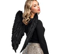 Accessoire Costume Ailes D’Ange Noires Adulte Boland | 26 Pouces