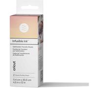 Accessoire CRICUT 2 feuilles de transfert Limonade Rose