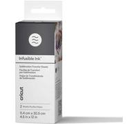 Feuilles De Transfert Infusible Ink Cricut - Noir, 2 Pièces (11,4 X 30,5 Cm) Compatible Mug Press