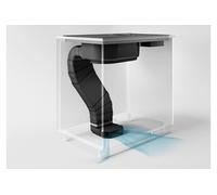 Elica KIT0199835, Kit d'installation d'échappement pour mode recirculation (sortie sous meuble), Black