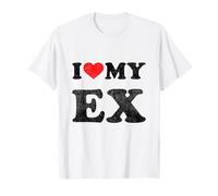 Accessoire cœur rouge J'aime mon ex T-Shirt